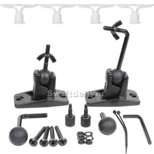 5 Universal Ceiling Wall Speaker Mount Satellite Surround Sound Tilt Bracket Cj5