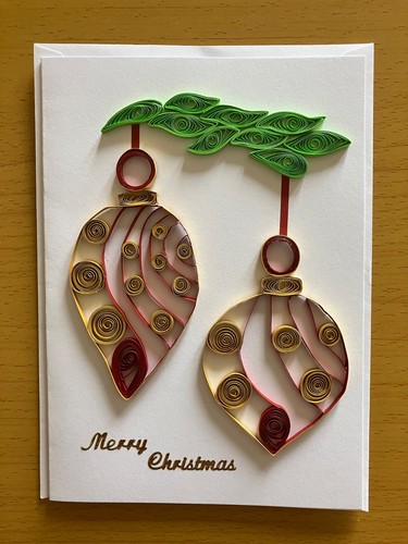 Handmade quilled christmas - quilled,