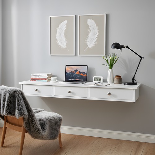 Floating bedside table - floating,