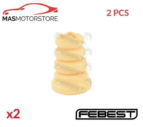Rubber buffer bump stop pair - rubber,