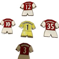 Arsenal FC Shirt Pin Badges x5