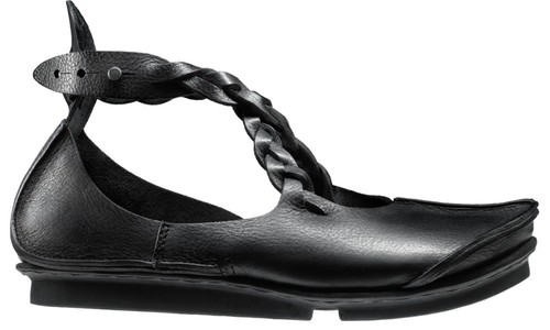 Trippen penna black leather - trippen,