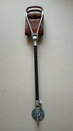 Leather shooting stick - shooting, seat