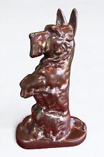 DOOR STOP Scottish Terrier Dog or Fireside Companion Cast Iron Lustre Vintage