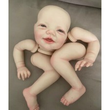19inch Lifelike Reborn Baby Doll Kit Already Painted Kit Unassembled Dolls Smile