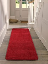 Soft Shaggy Washing Machine Non-Slip Rug Round Hallway Runner Mat 30mm Thickness