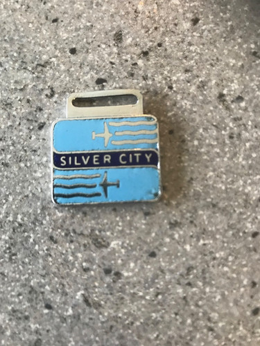Vintage silver city enamel - ",