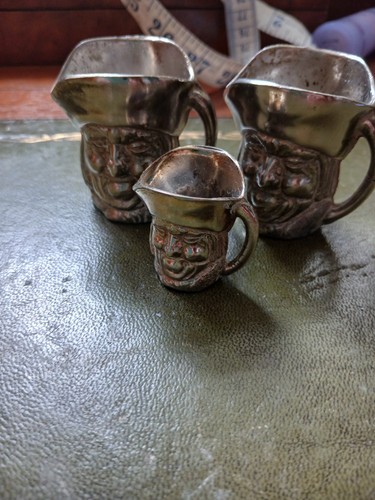 Vintage miniature brass toby - brass,