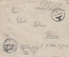 Field post letter - field,