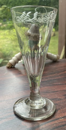 Georgian engraved dwarf - dwarf, ale