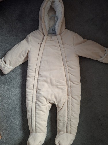 Snowsuit pramsuit 9 12 - m&s,