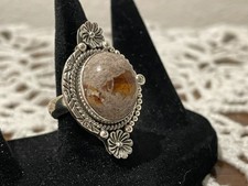 Mexican Fire Opal Silver Ring