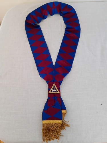 Vintage masonic sash - vintage,