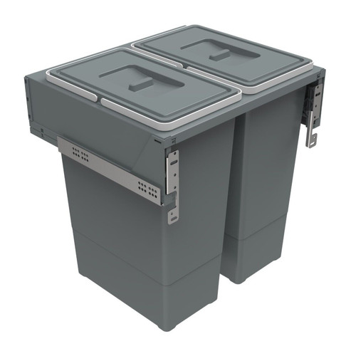600mm grey cabinet bin - 600mm,