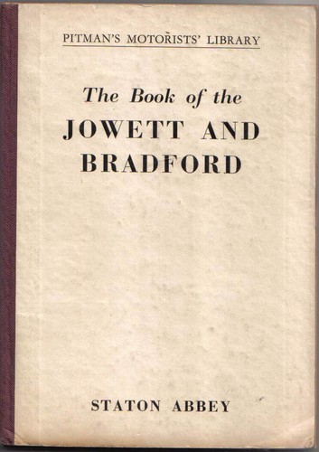 Jowett bradford 1930 - jowett, 1930-1952
