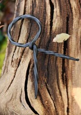 Hand forged drinking - hand, horn