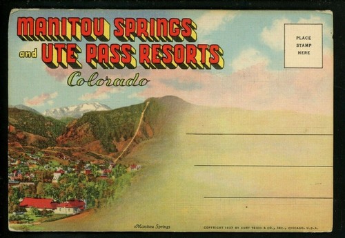 Postcard folder colorado - folder,