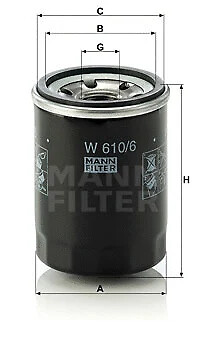 Oil filter fits - fits:, honda
