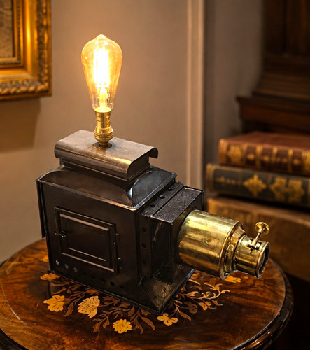 Vintage magic lantern - vintage,
