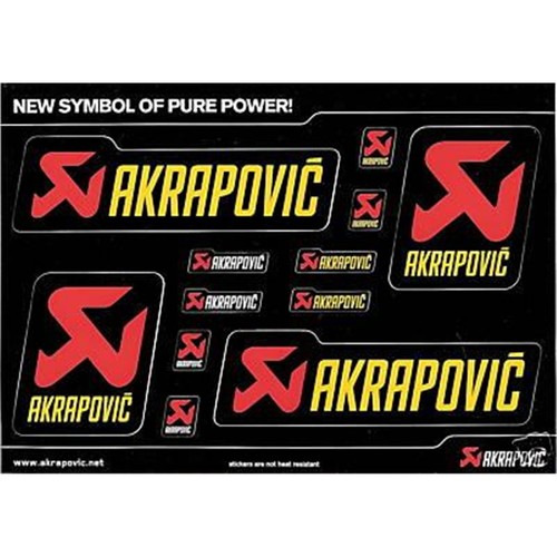 Akrapovic fairing sticker - fairing,