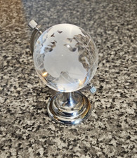 small mini clear glass globe