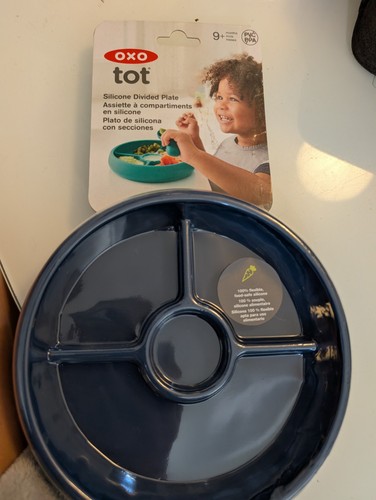 Oxo tot silicone divided - silicone, plate