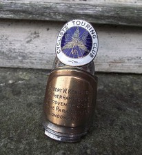 Vintage Cyclist's Touring Club Enamel Bike Frame Head Badge ,R.Keniston London