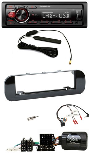 Pioneer mp3 dab 1din steering - dab,