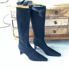 Black Suede Peter Kaiser Knee