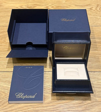 Genuine Original Chopard Jewellery Ring Presentation Box Case + Booklet
