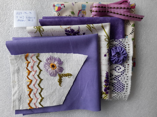 Vintage embroidered linen - linen, &