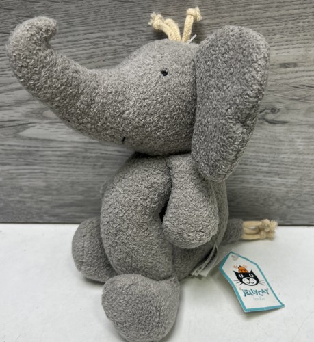 Jellycat elephant rattle - elephant,