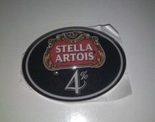 Stella Artois 4% Lens Oval 3D Plaque Fish Eye Beer Pump Tap Home Bar Man Cave