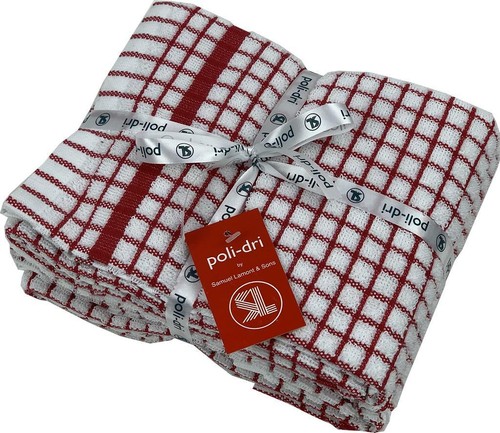 Tea towels pack red - tea,