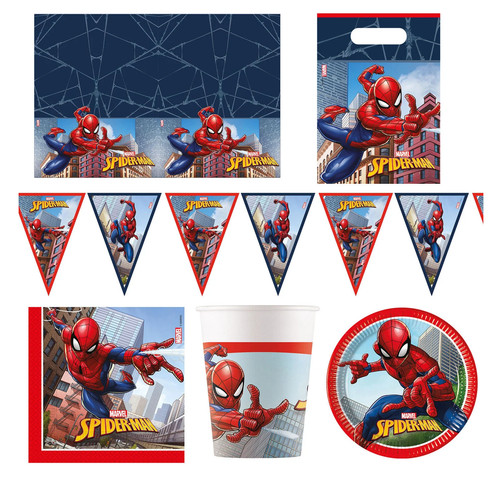 Spiderman party tableware - spiderman,