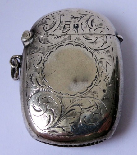 Silver vesta case slightly