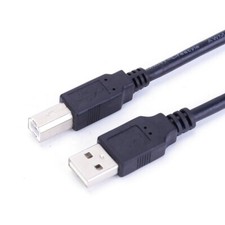 Printer cable lead - cable, black