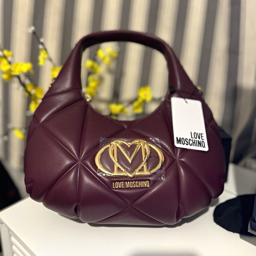 Love moschino small burgundy - moschino,