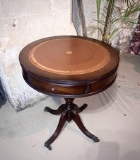Regency Mahogany Drum Table