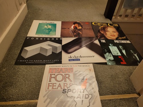Job lot vinyl singles - job, 12"