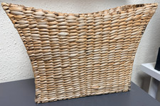 Magazine Rack Wicker Handwoven Water Hyacinth Natural Home Decor Storage Basket