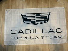 MASSIVE 5"x3" (150X90cm) CADILLAC F1 TEAM FLAG SERGIO PEREZ and VALTERI BOTTAS