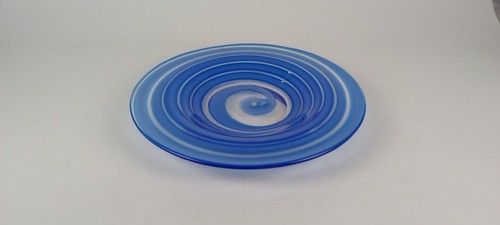 Large blue spiral - blue,