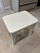 IKEA INGOLF Stool White Solid Wood