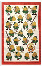 Catch me If you Can, Scottish Haggis  Tea Towel 100% cotton new *