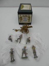 TOY ARMY WORKSHOP BS100 - FIELD GUN AND 6 CREW IN ACTION