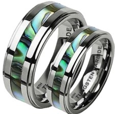 His and Hers Matching Abalone