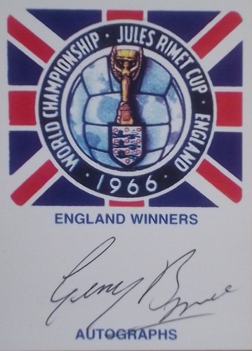 Gerry byrne england signed - england,