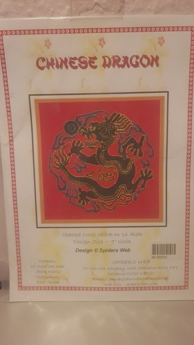 Chinese dragon counted cross - chinese,