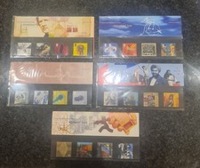 1999 Royal Mail Millennium Stamps Series, months 1,2,3,4,5  rare 